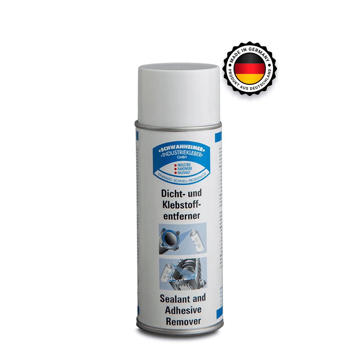 Schwanheimer Klebereste Entferner - extra stark, schnell & schonend - 400ml SprÃ¼hentferner fÃ¼r Teppichkleber, hartnÃ¤ckige Kleberreste, Aufkleber, PVC Kleber, Lacke graffiti uvm. - KleberKompass
