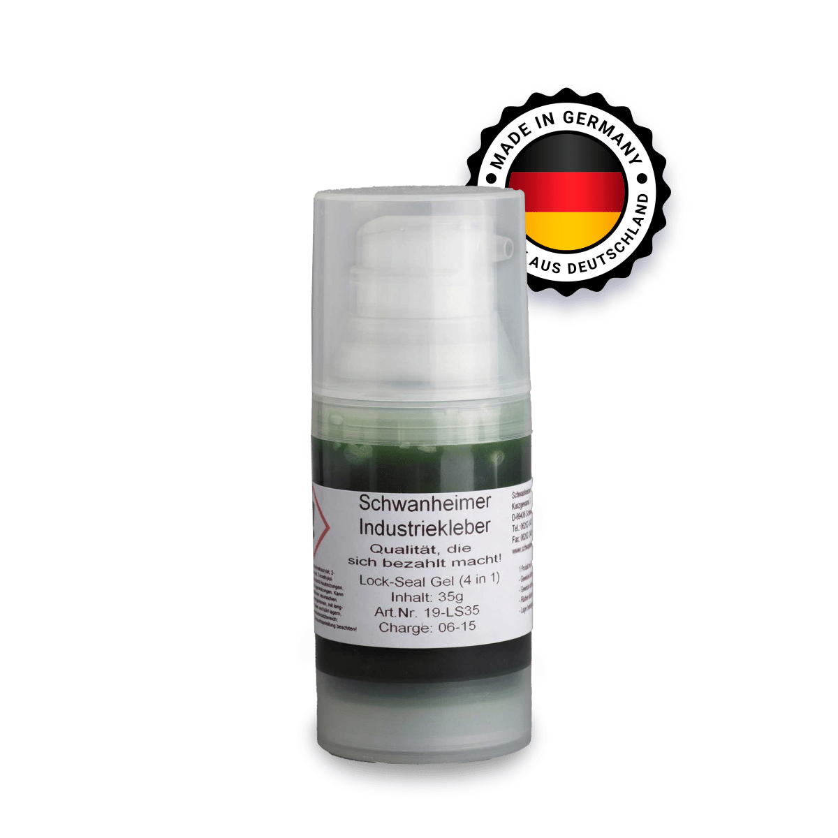 Schwanheimer Schraubensicherung hochfest - Gewinde dichte & sichern, FlÃ¤chen dichten & Lager befestigen - Lock - Seal Gel: Schraubensicherung + Dichtmasse (35g) - KleberKompass